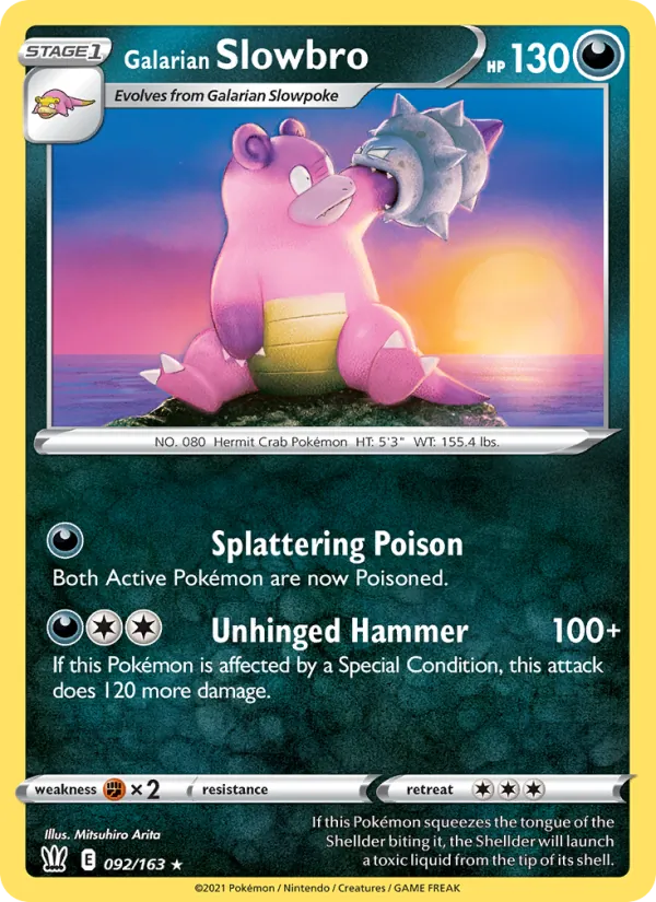 Flagadoss de Galar 92/163 — SWSH5 – Battle Styles — Carte Pokémon anglaise