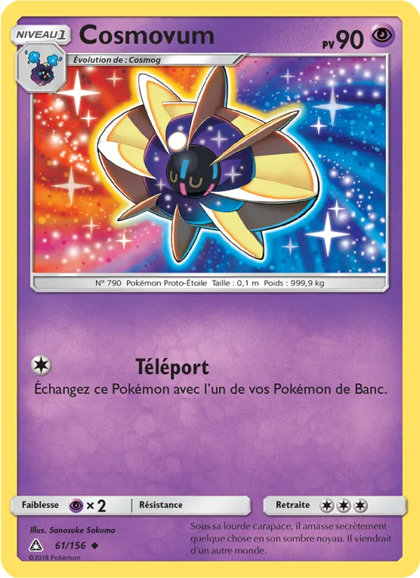 Cosmovum 61/156 — SL5 – Ultra-Prisme — Carte Pokémon française