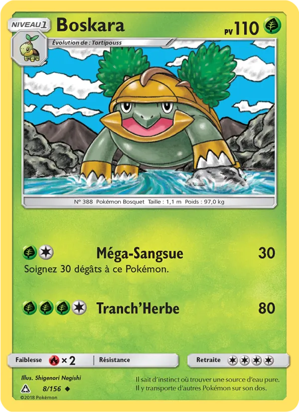 Boskara 8/156 — SL5 – Ultra-Prisme — Carte Pokémon française