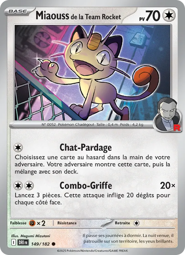 Miaouss de la Team Rocket 149/182 — EV10 – Rivalités Destinées