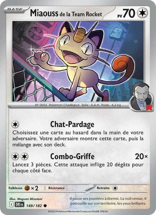 Miaouss de la Team Rocket 149/182 — EV10 – Rivalités Destinées