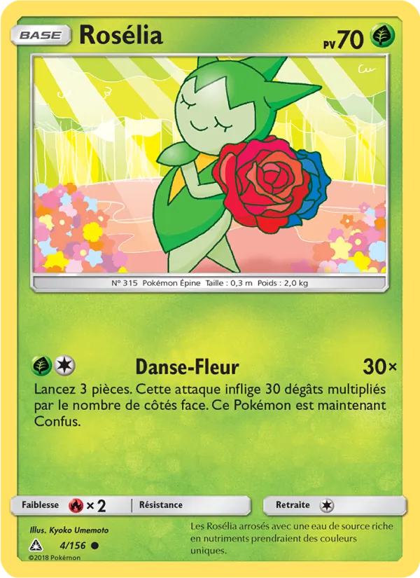Rosélia 4/156 — SL5 – Ultra-Prisme — Carte Pokémon française