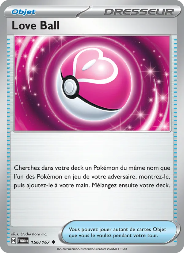 Love Ball 156/167 — EV06 – Mascarade Crépusculaire — Carte Pokémon française