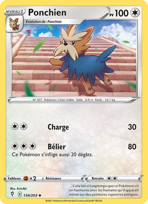 Ponchien 134/203 — EB07 - Evolution Céleste