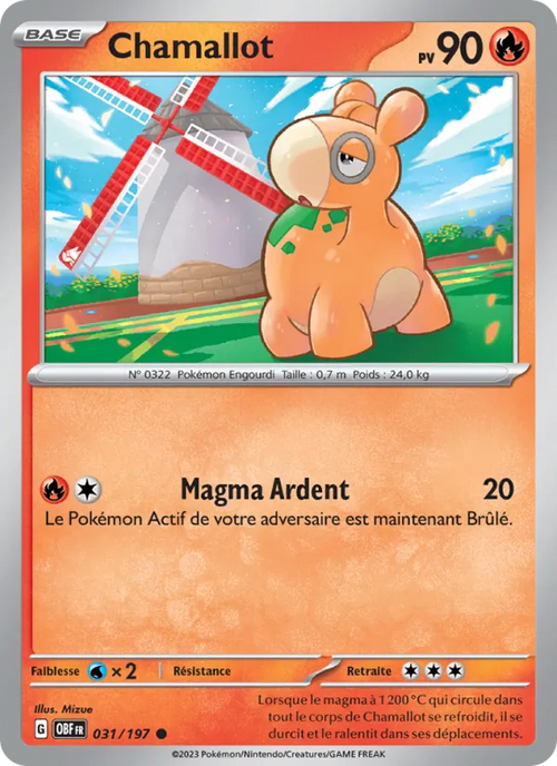Chamallot 31/197 — EV03 – Flammes Obsidiennes