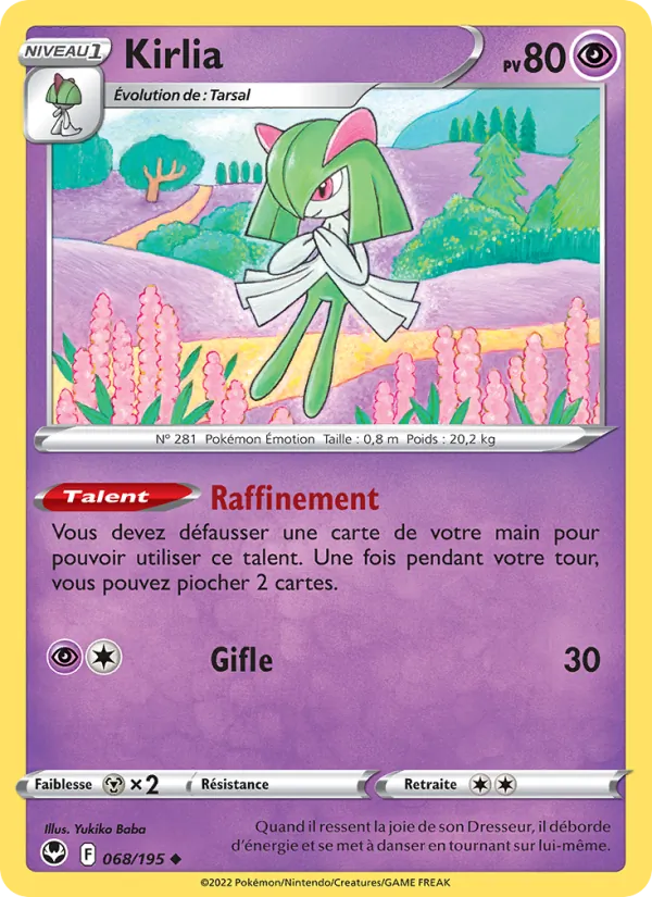 Kirlia 68/195 — EB12 – Tempête Argentée