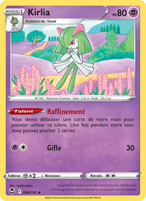 Kirlia 68/195 — EB12 – Tempête Argentée