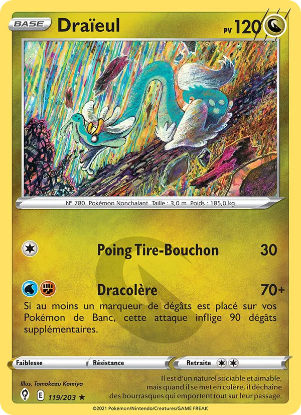 Draïeul 119/203 — EB07 - Evolution Céleste — Carte Pokémon française