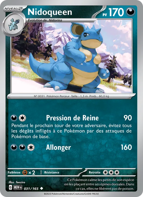Nidoqueen 31/165 — EV03.5 — 151