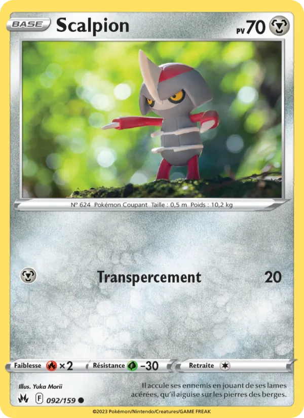 Scalpion 92/159 — EB12.5 – Zénith Suprême — Carte Pokémon française