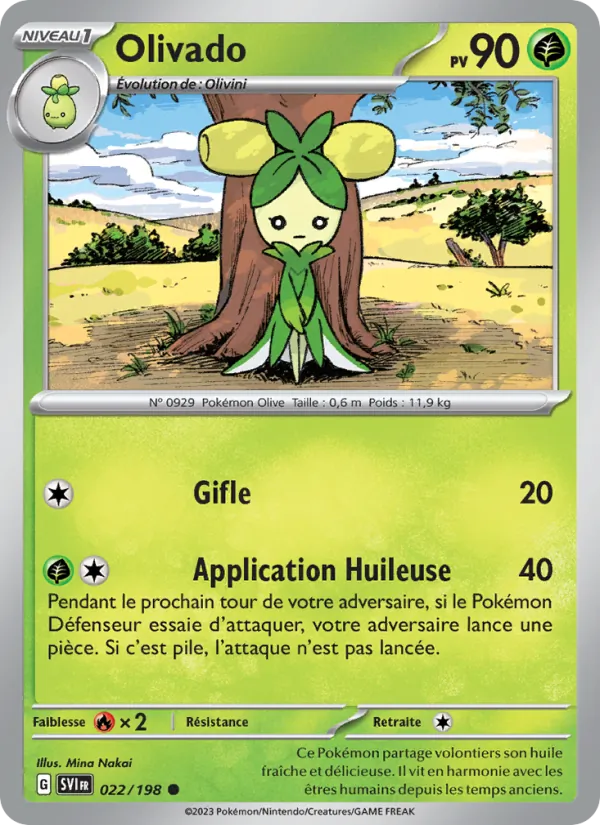 Olivado 22/198 — EV01 – Écarlate et Violet