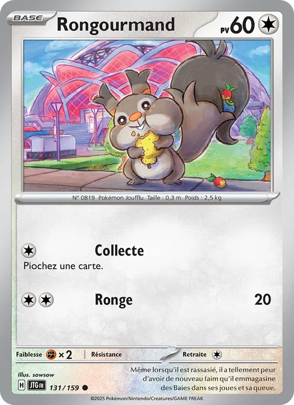 Rongourmand 131/159 — EV09 – Aventures Ensemble — Carte Pokémon française
