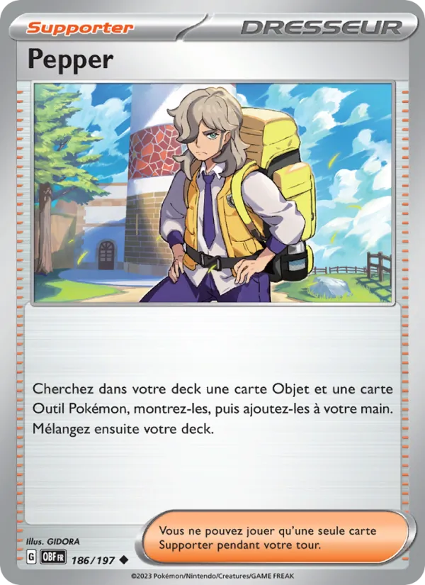 Pepper 186/197 — EV03 – Flammes Obsidiennes