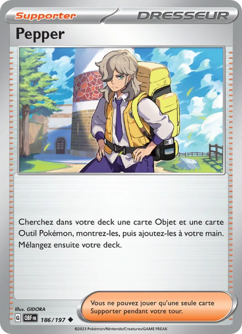 Pepper 186/197 — EV03 – Flammes Obsidiennes
