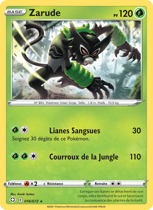 Zarude 16/72 — EB04.5 – Destinées Radieuses