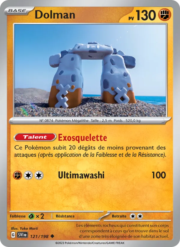 Dolman 121/198 — EV01 – Écarlate et Violet — Carte Pokémon française