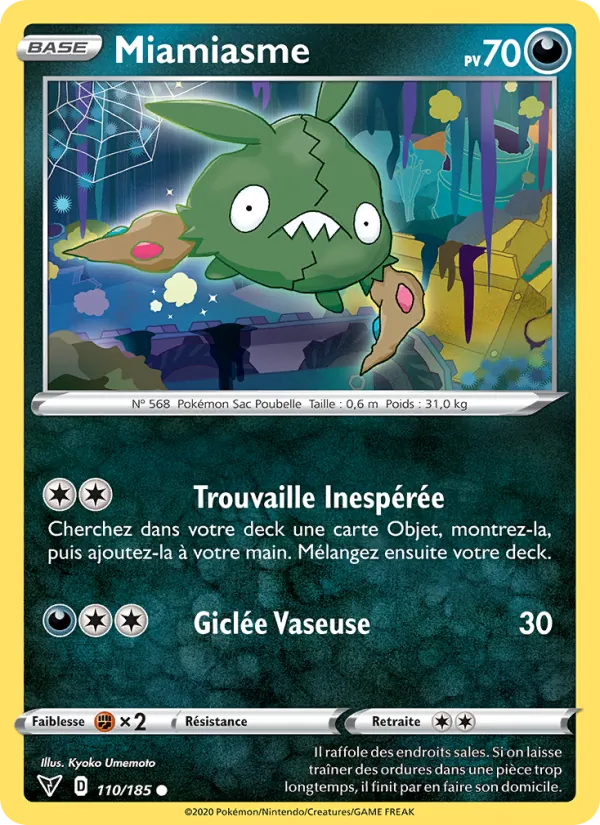 Miamiasme 110/185 — EB04 — Voltage Éclatant — Carte Pokémon française