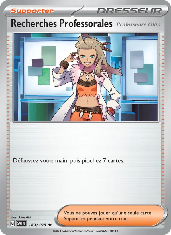 Recherches Professorales 189/198 — EV01 – Écarlate et Violet