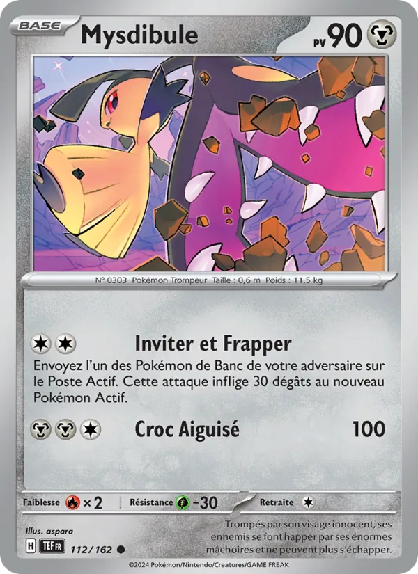 Mysdibule 112/162 — EV05 – Forces Temporelles — Carte Pokémon française