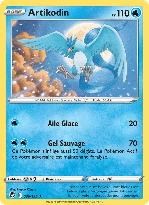 Artikodin 36/195 — EB12 – Tempête Argentée — Carte Pokémon française