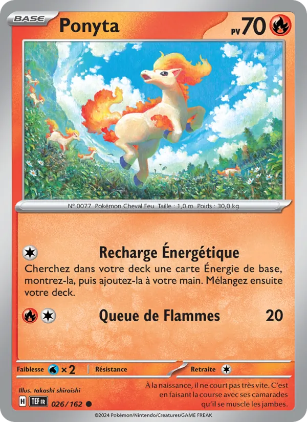 Ponyta 26/162 — EV05 – Forces Temporelles