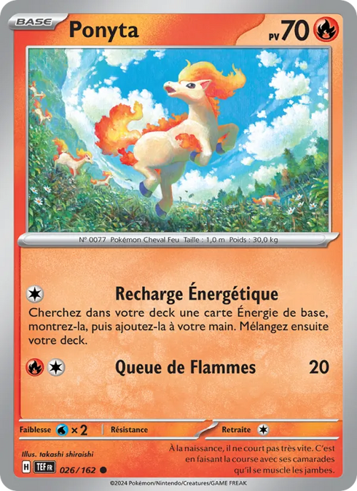 Ponyta 26/162 — EV05 – Forces Temporelles