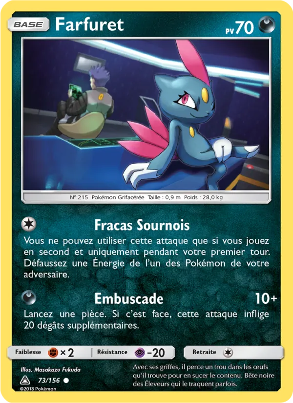 Farfuret 73/156 — SL5 – Ultra-Prisme — Carte Pokémon française