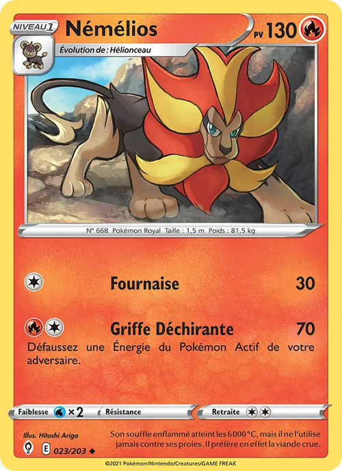 Némélios 23/203 — EB07 - Evolution Céleste
