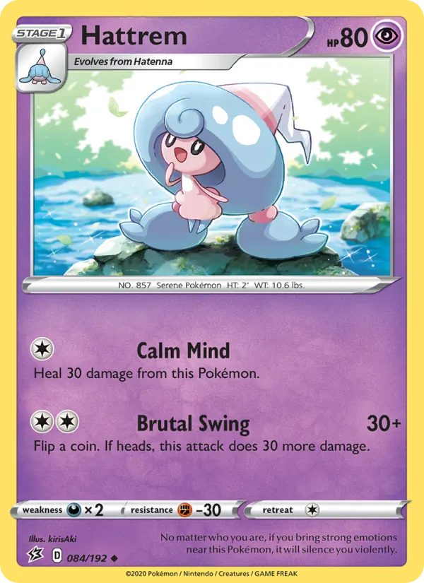 Chapotus 84/192 — SWSH2 – Rebel Clash — Carte Pokémon anglaise
