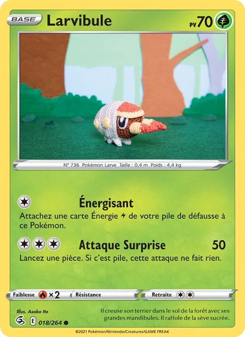 Larvibule 18/264 — EB08 - Poing de Fusion