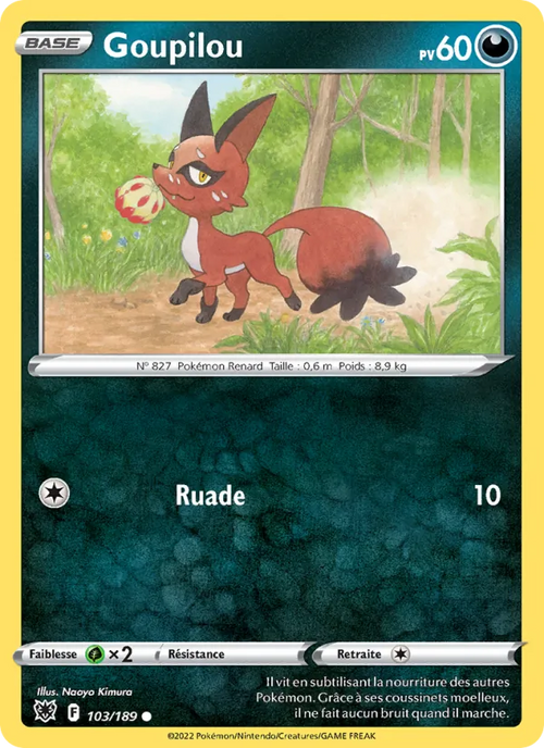 Goupilou 103/189 — EB10 – Astres Radieux