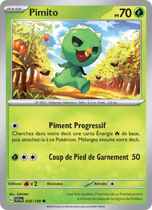 Pimito 28/198 — EV01 – Écarlate et Violet