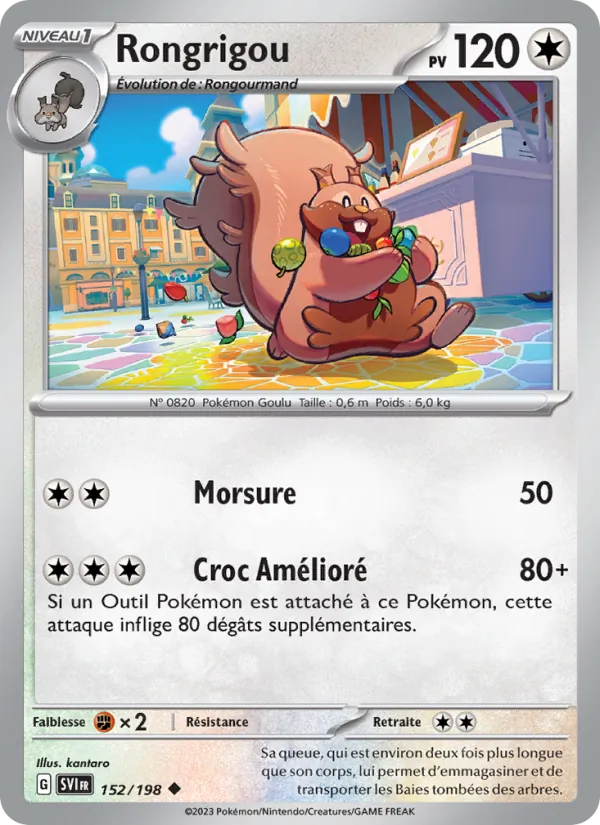 Rongrigou 152/198 — EV01 – Écarlate et Violet