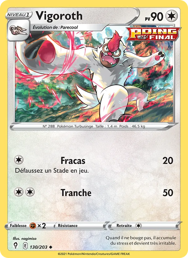 Vigoroth 130/203 — EB07 - Evolution Céleste