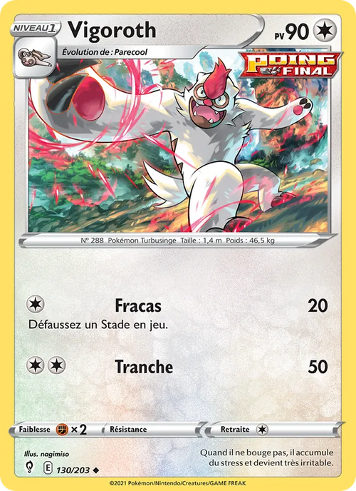 Vigoroth 130/203 — EB07 - Evolution Céleste