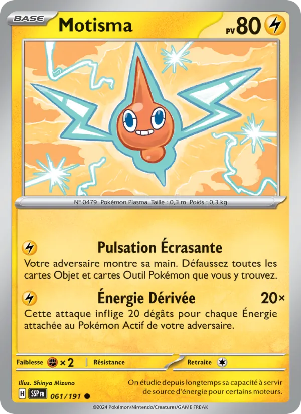 Motisma 61/191 — EV08 – Étincelles Déferlantes — Carte Pokémon française