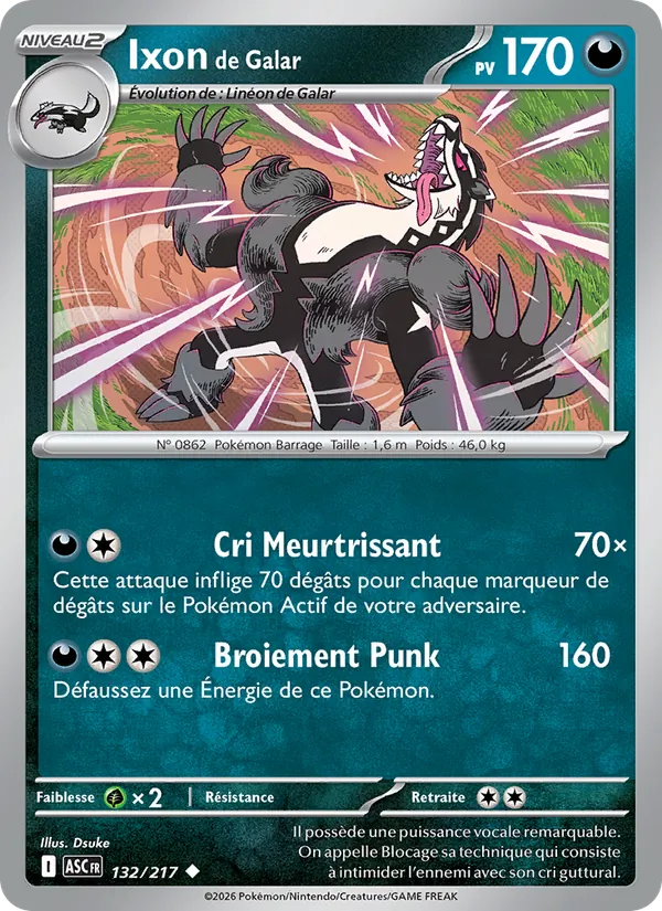 Ixon de Galar 132/217 — ME02.5 – Héros Transcendants