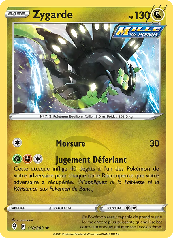 Zygarde 118/203 — EB07 - Evolution Céleste