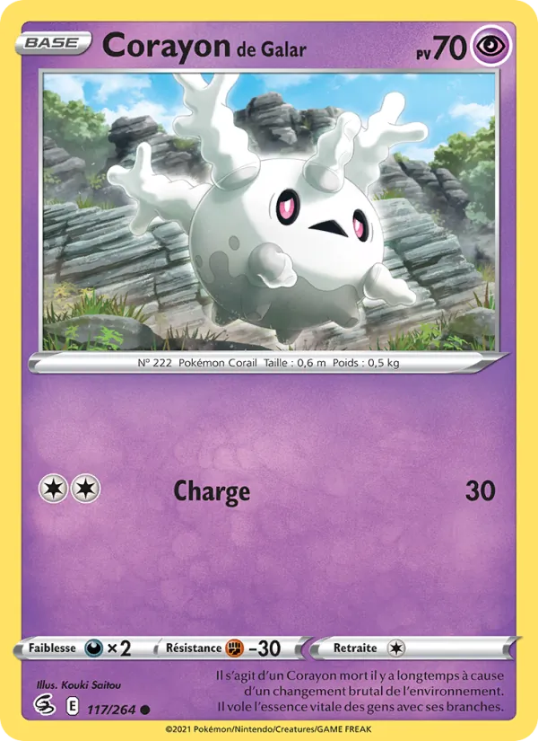 Corayon de Galar 117/264 — EB08 - Poing de Fusion