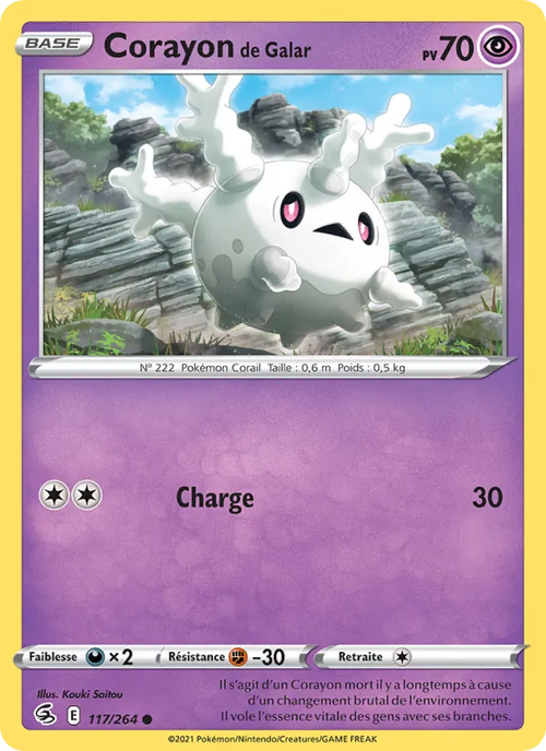 Corayon de Galar 117/264 — EB08 - Poing de Fusion