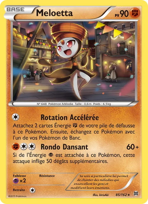 Meloetta 85/162 — XY8 – Impulsion Turbo