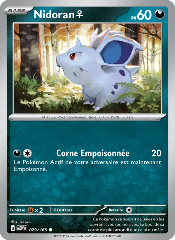 Nidoran♀ 29/165 — EV03.5 — 151