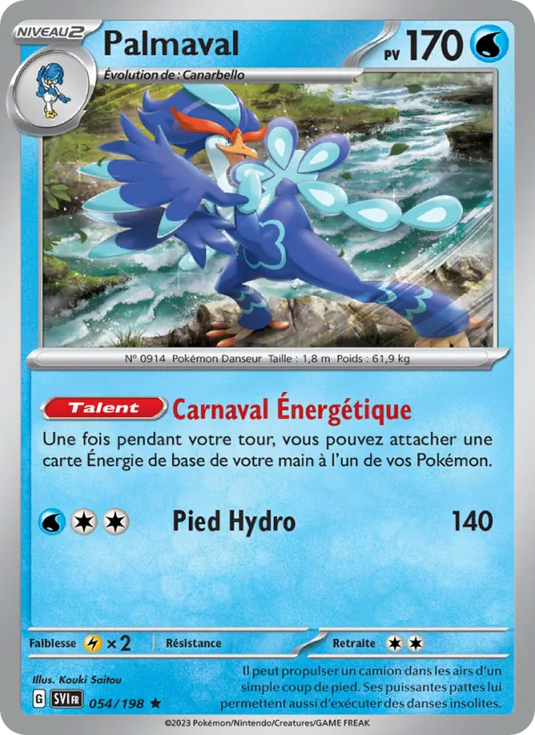 Palmaval 54/198 — EV01 – Écarlate et Violet — Carte Pokémon française