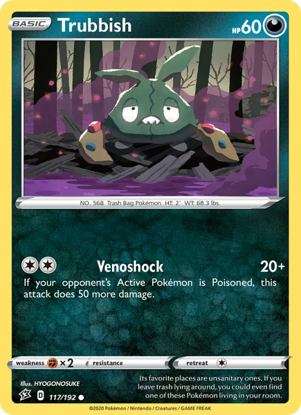 Miamiasme 117/192 — SWSH2 – Rebel Clash — Carte Pokémon anglaise