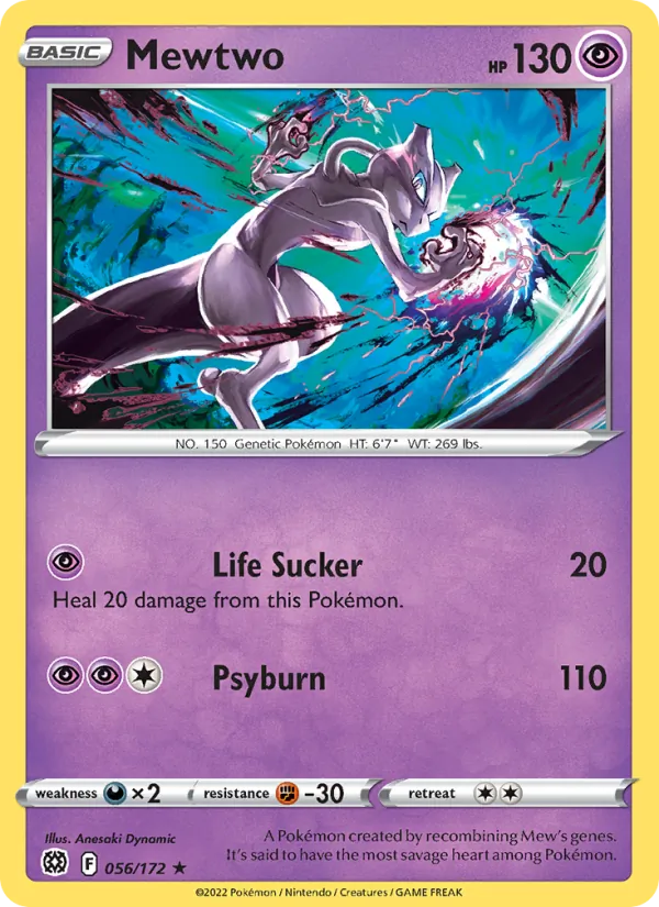Mewtwo 56/172 — SWSH9 – Brilliant Stars