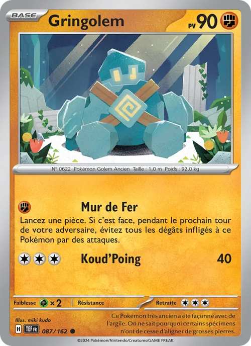 Gringolem 87/162 — EV05 – Forces Temporelles