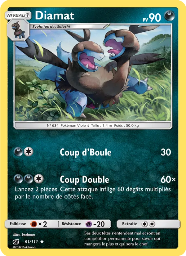 Diamat 61/111 — SL4 – Invasion Carmin — Carte Pokémon française