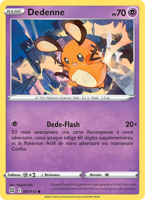 Dedenne 67/172 — EB09 - Stars Etincelantes