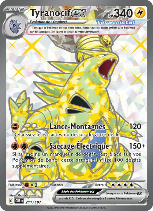 Tyranocif-ex 211/197 — EV03 – Flammes Obsidiennes