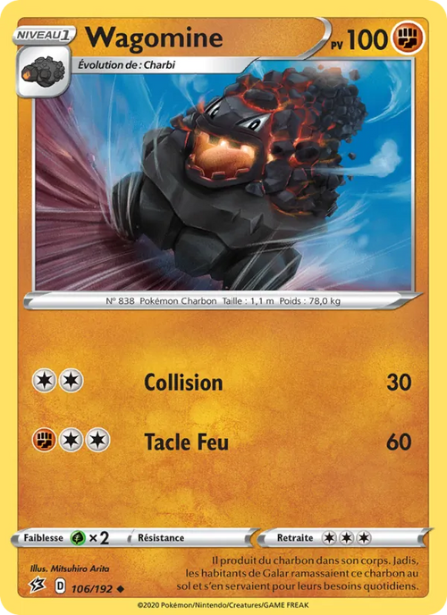 Wagomine 106/192 — EB02 – Clash des Rebelles